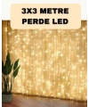 Dekoratif 3x3 LED Perde Işık Şelale Tasarım Enerji Tasarruflu