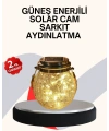 Dekoratif Solar Cam Şişe LED Lamba Gün Işığı Renk
