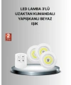 Dekoratif ve Pratik 3’lü Kumandalı Spot LED Aydınlatma