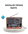 Dekoratif Vintage Radyo – Klasik Görünüm, Modern Fonksiyon ve Uzun Ömürlü Kullanım