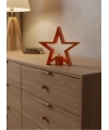 Dekoratif Yıldız Şeklinde Turuncu Mumluk Ev Aksesuarı