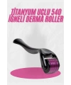 Dermaroller Titanyum 540 Iğneli 1 Mm Saç Kaş Sakal Serum Kullanıma Uygun