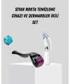 Dermaroller ve Vakumlu Siyah Nokta Temizleme Cihazı 2’li Cilt Bakım Seti