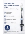 Difaş Med Clean Black Carbon Diş Fırçası 1 Adet Koruyucu Kapaklı Siyah Karbon Fırça