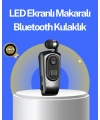 Dijital Ekranlı Bluetooth Kulaklık – Titreşimli Bildirim, 25 Saat Kullanım