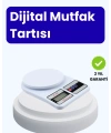 Dijital Mutfak Terazisi 10kg Kapasiteli 1g Hassasiyetli