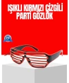 Dikkat Çeken Tasarımlı LED Işıklı Eğlence Gözlüğü