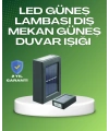 Dış Mekan Güneş Paneli ile Aydınlatma Lambası