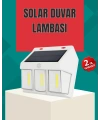 Dış Mekan Solar Duvar Lambası – 120° Hareket Algılama, 3 Işık Modu