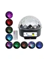 Disko Topu Renkli Işıklı Lazer Parti Bluetooth Bağlantılı Led Küre