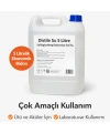 Distile Su 5 Litre Saflaştırılmış Deiyonize Saf Su Çok Amaçlı Kullanım 1 ADET