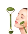 Doğal Yeşim Roller ve Gua Sha Yüz Şekillendirme Seti