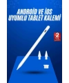 Dokunmatik Kalem Tablet Kalemi Çizim Stylus Kalem Yedek Uçlu