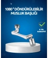 Dönen Musluk Başlığı 1080 Derece Ayarlanabilir Filtreli Sprey Uç