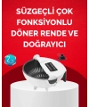 Döner Mekanizmalı Sebze Doğrayıcı Hazneli Rende