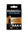 Duracell Optimum Alkalin AAA İnce Kalem Pil 4Lü Paket