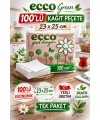 Ecco Green Kağıt Peçete 100’lü 23x25 cm Ekonomik 1 Paket