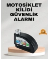 Ekonomik Alarm Disk Kilidi Motosiklet Scooter Bisiklet Güvenlik