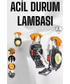 El Feneri Acil Işık Seti Tornavida Düdük Kapak Açma Kamp Lambası
