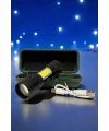 El Feneri Led USB Şarjlı Zoom Mini Led Işık Acil Durum Feneri