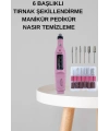 Elektrikli Manikür Pedikür Seti İkili Set 17 Parça Tırnak Bakımı Nasır Temizleme Tırnak Şekillendirme