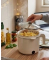 Elektrikli Mini Tencere 1 Litre Çorba Pilav Makarna Pişirici Çok Fonksiyonlu