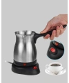 Elektrikli Türk Kahvesi Cezvesi 800W Kablosuz Döner Tabanlı