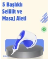 Elektrikli Yağ Yakıcı Masaj Aleti 5 Başlıklı Vücut Şekillendirici