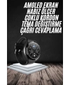 En Çok Tercih Edilen Akıllı Saat Amoled Ekran Nabız Sensörü GPS Uyumlu Adımsayar