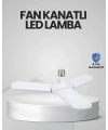 Enerji Tasarruflu LED Ampül 60 Watt 4 Kollu Beyaz Işık