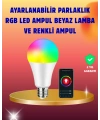 Enerji Verimli Akıllı LED Ampul, Uzaktan Kontrol Özellikli