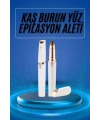 Epilasyon Aleti Tüy Kıl Alma Kaş Bıyık Unisex Yüz Bakım Tıraş Aleti