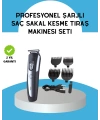 Ergonomik Profesyonel Tıraş Makinesi Saç Sakal Kesme ve Düzeltme
