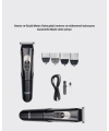 Ergonomik Tasarımlı, 3 Taraklı Profesyonel Şarjlı Saç Sakal Tıraş Makinesi