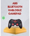 Ergonomik Tasarımlı Kablosuz Bluetooth Gamepad Titreşimli