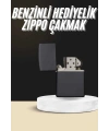 Erkeklere Özel Hediyelik Eşya Metalik Benzinli Çakmak Doldurulabilir