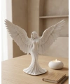Estetik Melek Kadın Figürlü 3D Dekoratif Biblo Modern Salon Dekoru