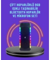 Ev ve Dış Mekan Kullanımına Uygun RGB Işıklı Hoparlör