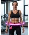 Evde Spor İçin Akıllı Hula Hoop Çemberi Bel İnceltici Mor