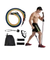Evde Spor İçin Çok Amaçlı Direnç Lastiği Antrenman Seti 11 Parça