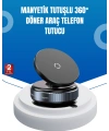Evrensel Manyetik Araç Telefon Tutucu 360° Döner Başlık