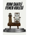 Eyfel Kulesi ve Deniz Feneri Dekoratif Masa Biblosu Hediyelik