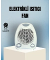 Fanlı Elektrikli Isıtıcı – 3 Kademeli Isı Ayarı ve Güvenli Kullanım