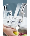 Filtreli Kireç Hapsedici Robotik Kol Musluk Başlığı - Mutfak Banyo Musluk Uzatma Aparatı Ucu