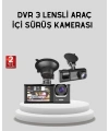 Full HD Üç Kameralı Araç Kamerası 170° Geniş Açılı ve Park Destekli