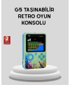 G5 Taşınabilir Retro Game Box 500 Oyunlu Şarjlı Mini Oyun Konsolu