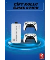 Game Stick 4K Retro Çift Kollu Atari Oyunlari +20000 Oyunlu Konsol Nostalji