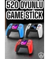 Game Stick Oyun Konsolu 520 Oyunlu Retro Oyunlu Led Ekran