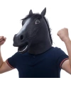 Gerçekçi At Kafası Maskesi Siyah Renk
