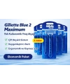 Gillette Blue 2 Maximum Tek Kullanımlık Tıraş Bıçağı 5 Adet Ekonomik Paket
